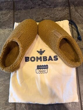Bombas Teddy Fleece Slippers in Caramel Brown